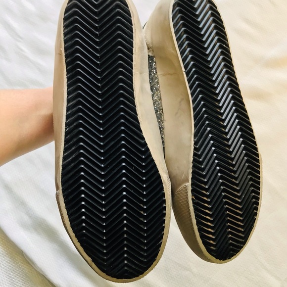 Golden goose mid star Silver Glitter High-Top Sneakers with Pink Star - Picture 11 of 16